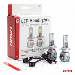 LED žiarovky hlavného svietenia H7 X1 Series AMiO