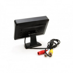Asistenty parkovania TFT01 4,3 s kamerou HD-305 LED 4-senzorové strieborné
