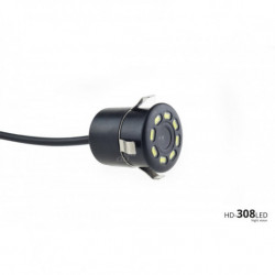 Asistenty parkovania TFT01 4,3” s kamerou CAM-308 LED, 4 senzorové čierne GOLD 18mm