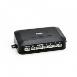 Asistenty parkovania TFT02 4,3” s kamerou HD-305-LED, 4-senzorové, čierne