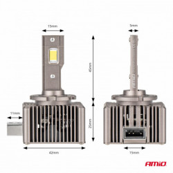LED žiarovky hlavného svietenia D1S/D1R XD Series AMiO