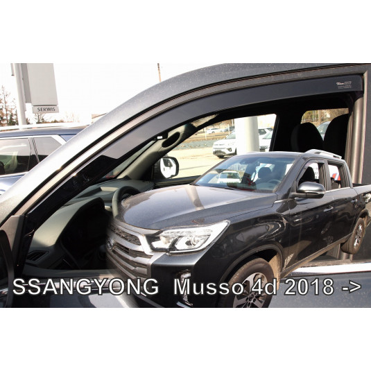 Deflektory SSANGYONG Musso 4D ( od 2018 )