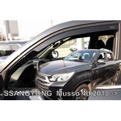 Deflektory SSANGYONG Musso 4D ( od 2018 )