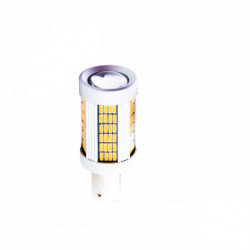 P21W LED žiarovka (135 x SMD 4014) oranžová canbus