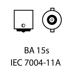 P21W LED žiarovka 50W (10 x cree xt-e) oranžová