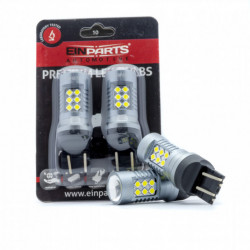 W21/5W LED žiarovka 24 SMD 3030 biela canbus