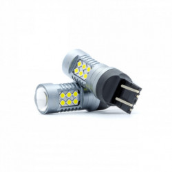 W21/5W LED žiarovka 24 SMD 3030 biela canbus
