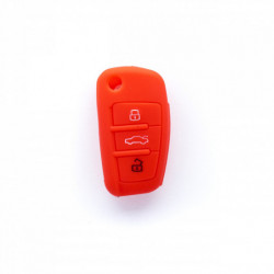 Epkc103 silikónový obal na kľúče - červená Audi