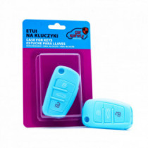 Epkc108 silikónový obal na kľúče - svetlo modrá Audi