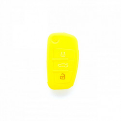 Epkc110 silikónový obal na kľúče - žltá Audi