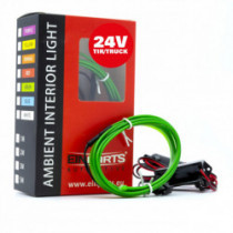 LED svetlovodný pásik 1m (zelená) 24V
