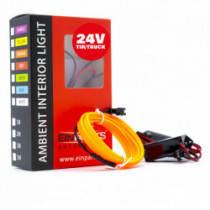 LED svetlovodný pásik 1m (oranžová) 24V