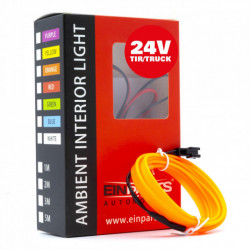 LED svetlovodný pásik 1m (oranžová) 24V