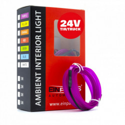 LED svetlovodný pásik 1m (fialový) 24V