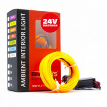 LED svetlovodný pásik 3m (jantár) 24V