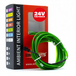 LED svetlovodný pásik 3m (zelená) 24V