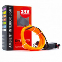 LED svetlovodný pásik 3m (oranžová) 24V