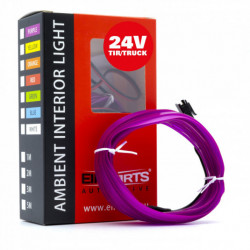 LED svetlovodný pásik 3m (fialový) 24V