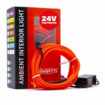LED svetlovodný pásik 3m (červená) 24V