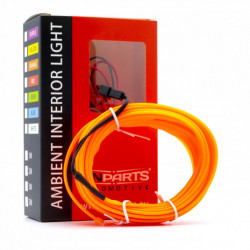 LED svetlovodný pásik 5m (oranžová)
