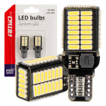 LED žiarovky CANBUS PRO series T15e W16W 54x4014 SMD White 12V/24V
