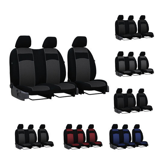 Poťahy pre FORD TRANSIT 2+1 airplane seats V (2000-2006) VIP-B3 (textil)