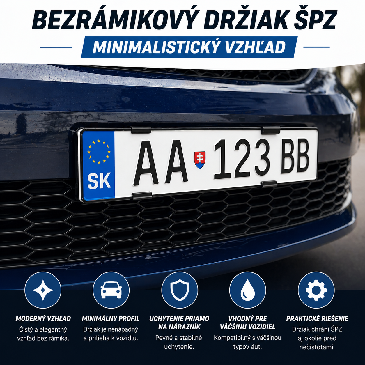 bezramikovy drziak spz