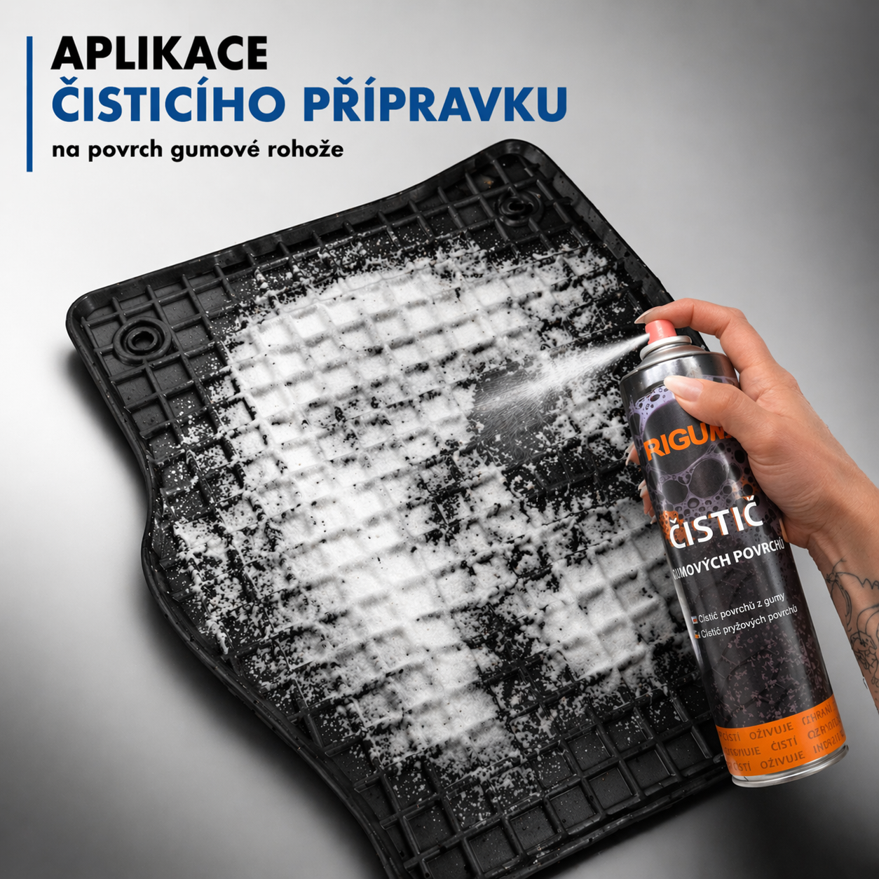 aplikace cistice na koberce