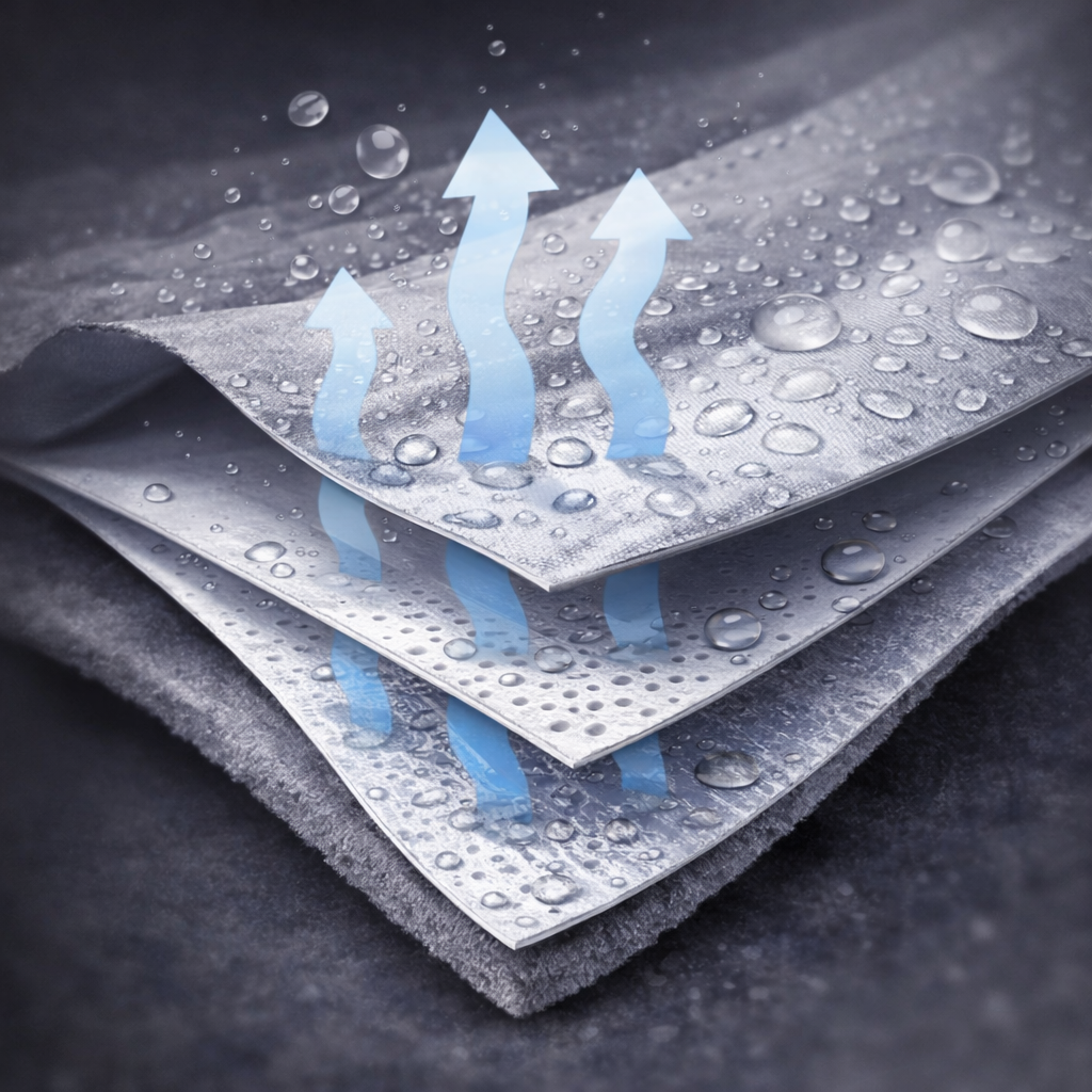 detail membrany plachty