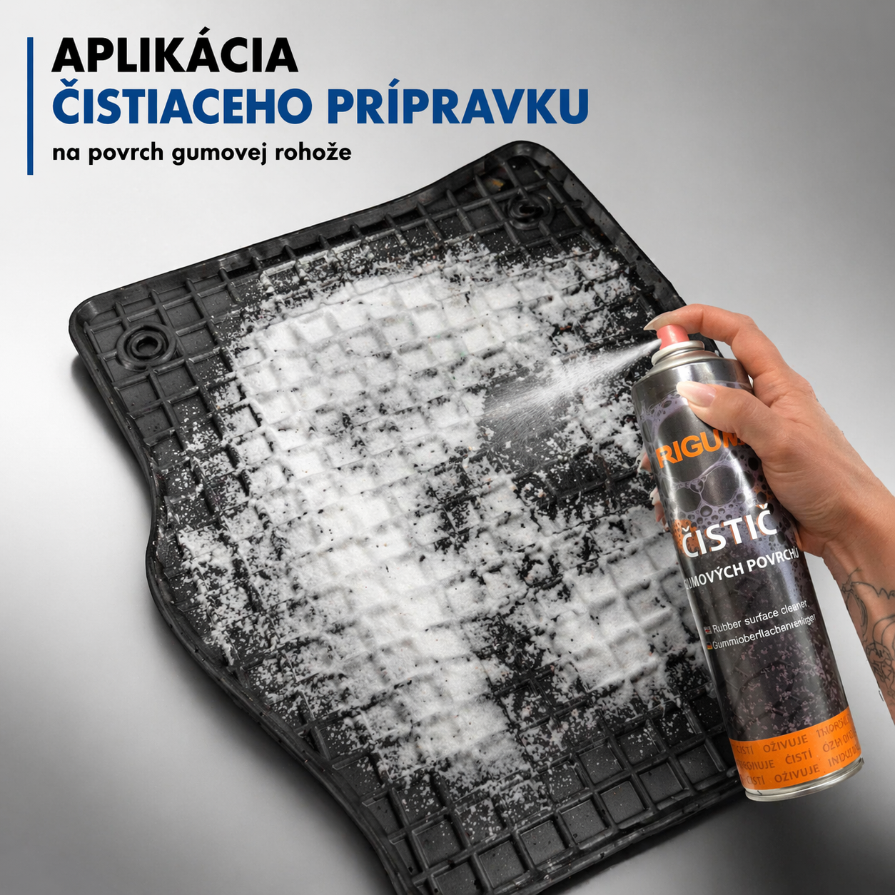 aplikacia cistica na rohoze