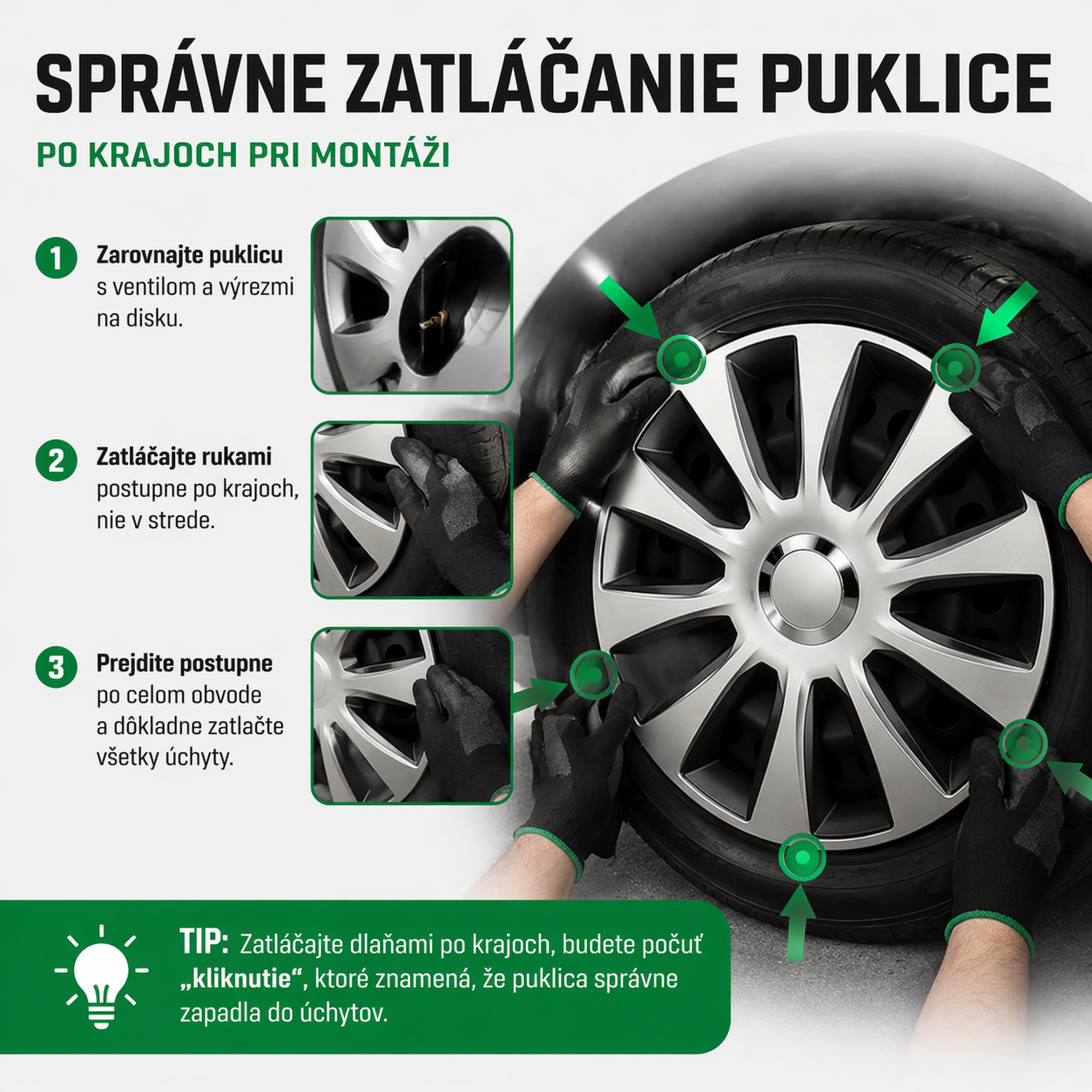 spravna montaz poklic