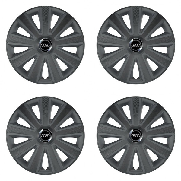 puklice pre  Audi 15 Aviator carbon grafite