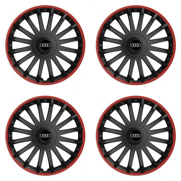 puklice pre Audi 15 CRYSTAL RO black