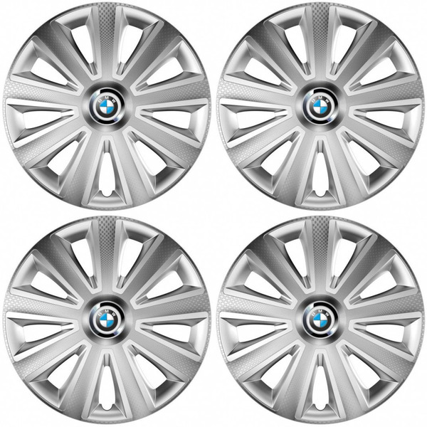 puklice pre BMW 15 Aviator carbon silver