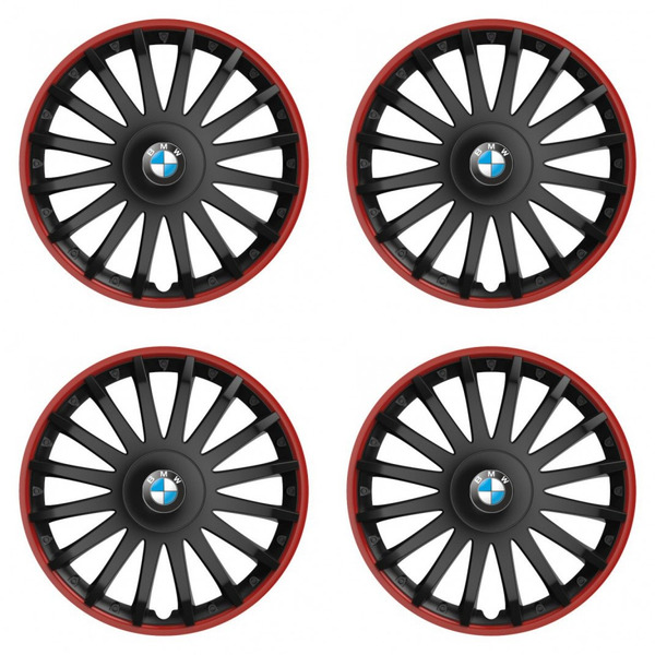 puklice pre BMW 16 CRYSTAL RO black