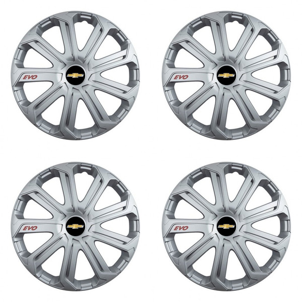 puklice pre  Chevrolet 15 Evo silver
