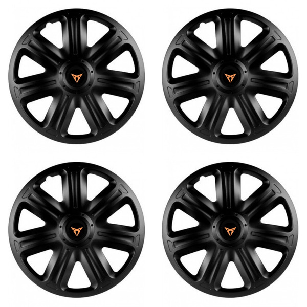 puklice pre Cupra 14 COMFORT BLACK