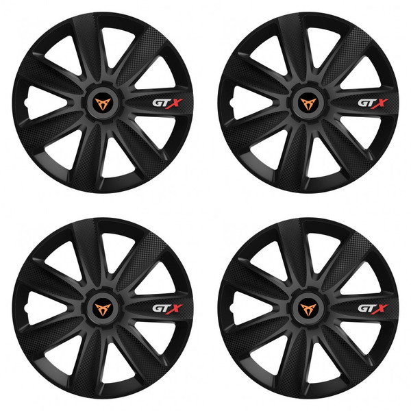 puklice pre Cupra 14 GTX CARBON black