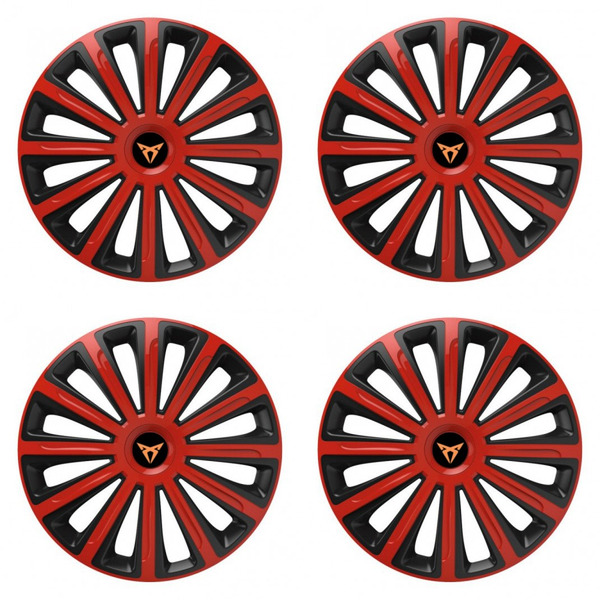 puklice pre  Cupra 16 TREND red and black