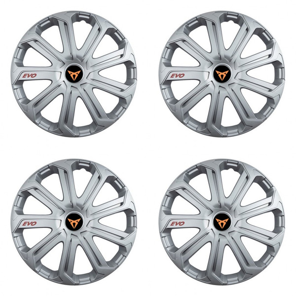 puklice pre  Cupra 14 Evo silver