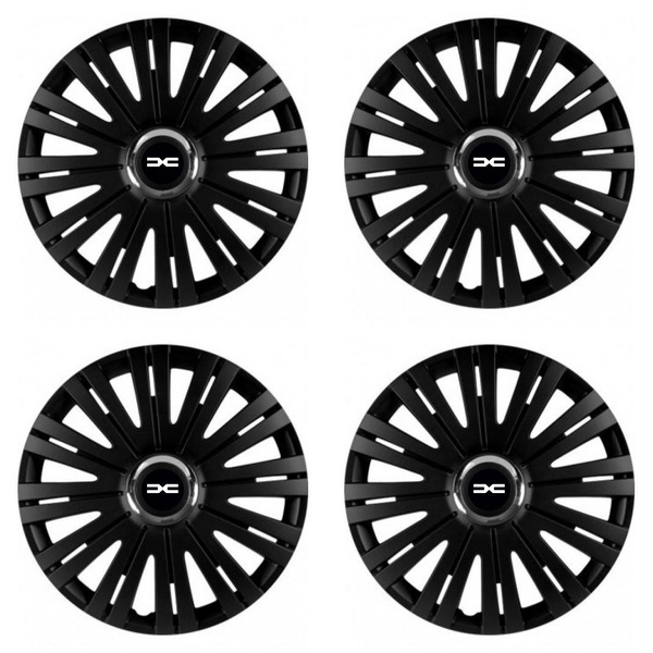 puklice pre  Dacia (nové logo) 15 ACTIVE RC BLACK