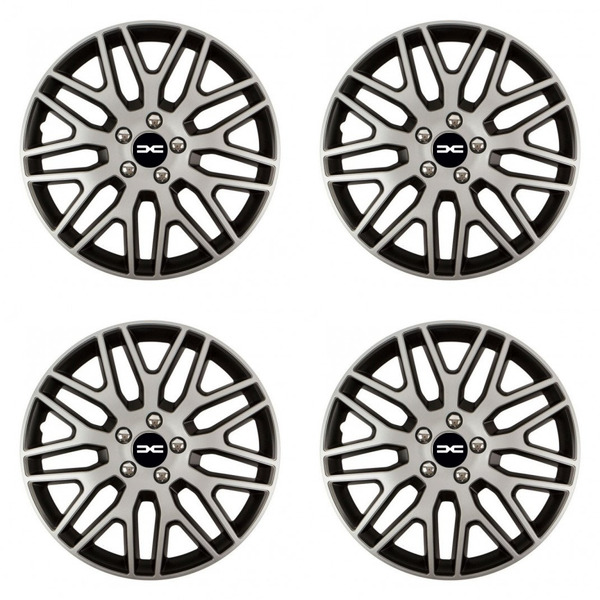 puklice pre  Dacia (nové logo) 16 Dakar NC silver and black