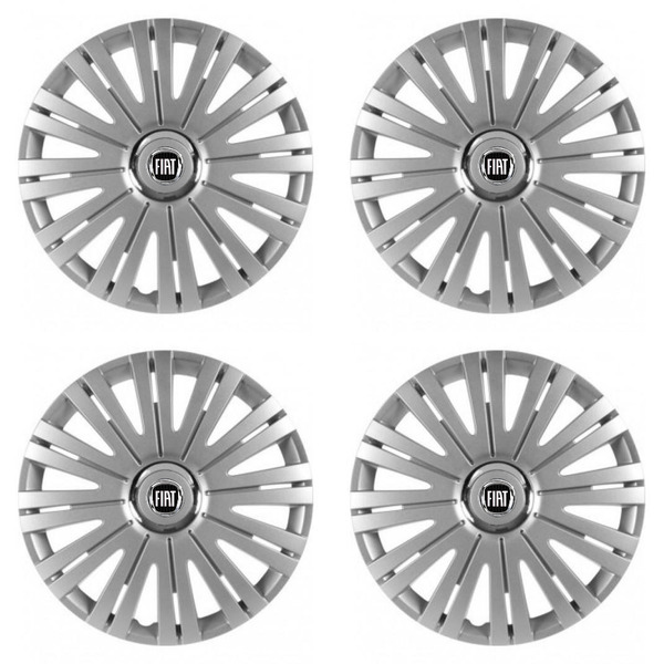 puklice pre Fiat (čierny) 15 ACTIVE RC