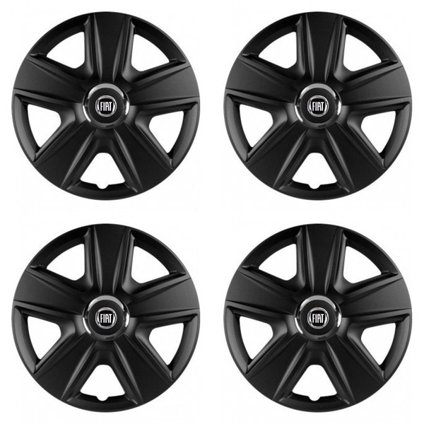 puklice pre  Fiat (čierny) 14 ESPRIT RC BLACK