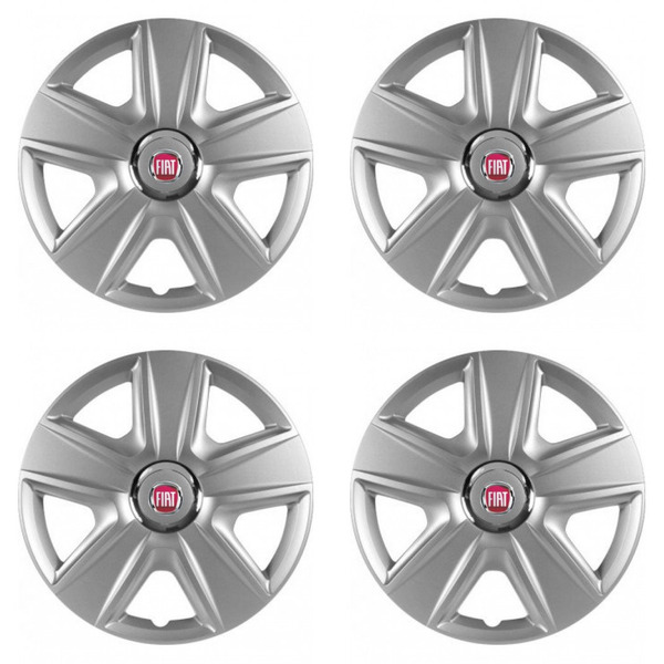 puklice pre  Fiat (červené) 15 ESPRIT