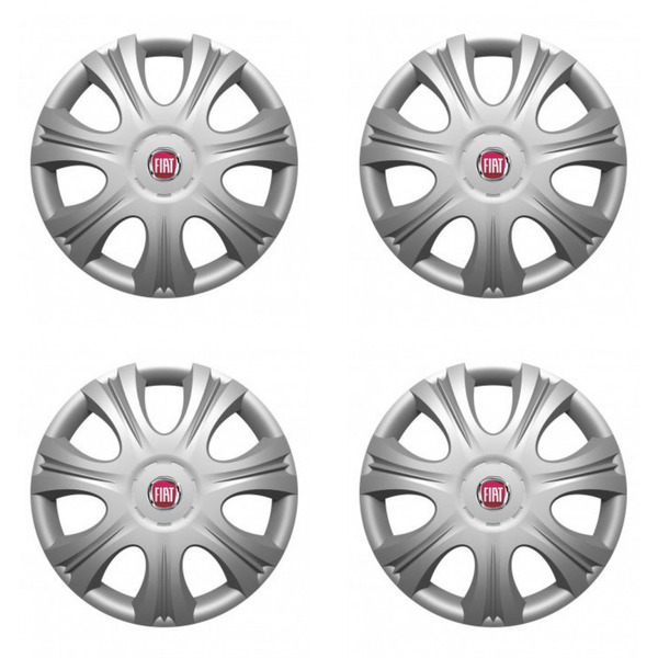 puklice pre Fiat (červené) 16 IMPULSE 16-VERSACO