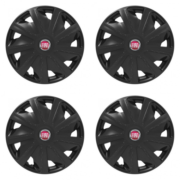 puklice pre Fiat (červené) pre dodávky 16 Craft black