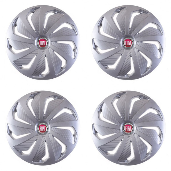 puklice pre  Fiat (červené) 15 WIND RC SI