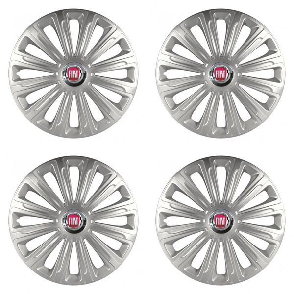 puklice pre  Fiat (červené) 15 TREND RC