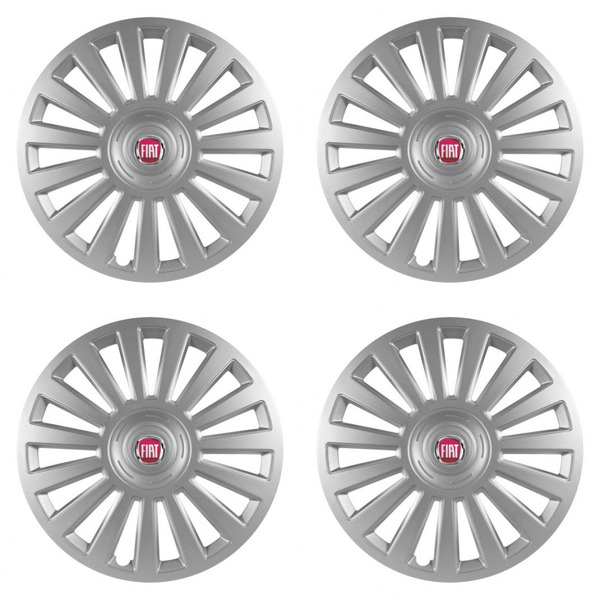 puklice pre  Fiat (červené) 16 Luxury